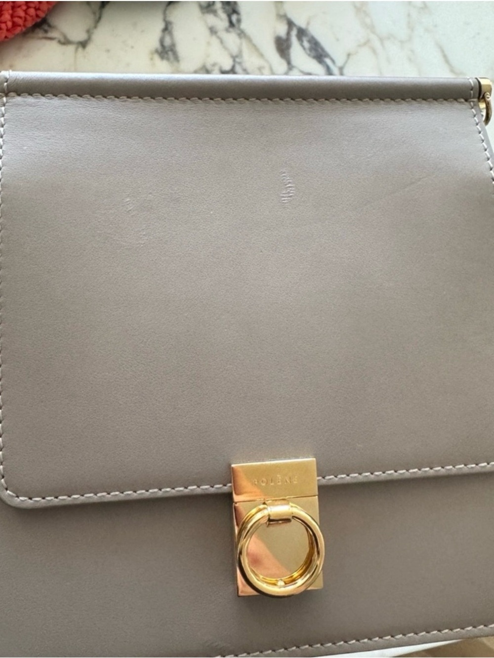 POLENE - Numéro Sept Mini
Taupe Crossbody Bag *SEE photos - Picture 3 of 8